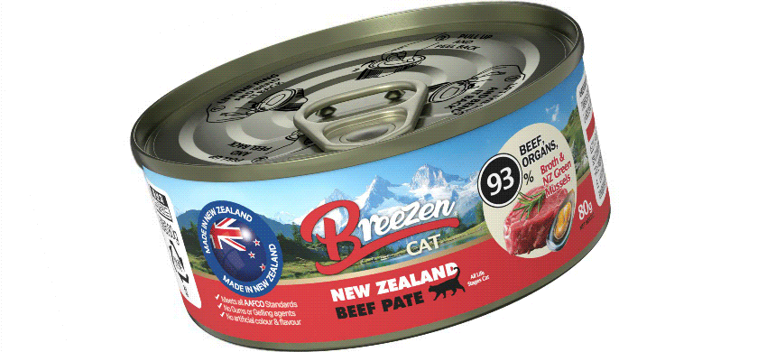 BREEZEN New Zealand Beef Pâté 80g can.