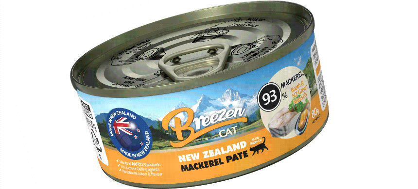BREEZEN New Zealand Mackerel Pâté 80g can.