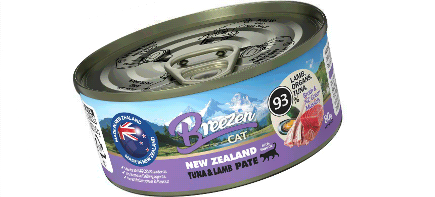 BREEZEN New Zealand Tuna & Lamb Pâté 80g can.
