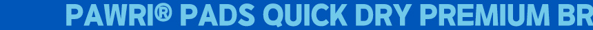 PAWRI PADS QUICK DRY 브랜드 구분 띠.